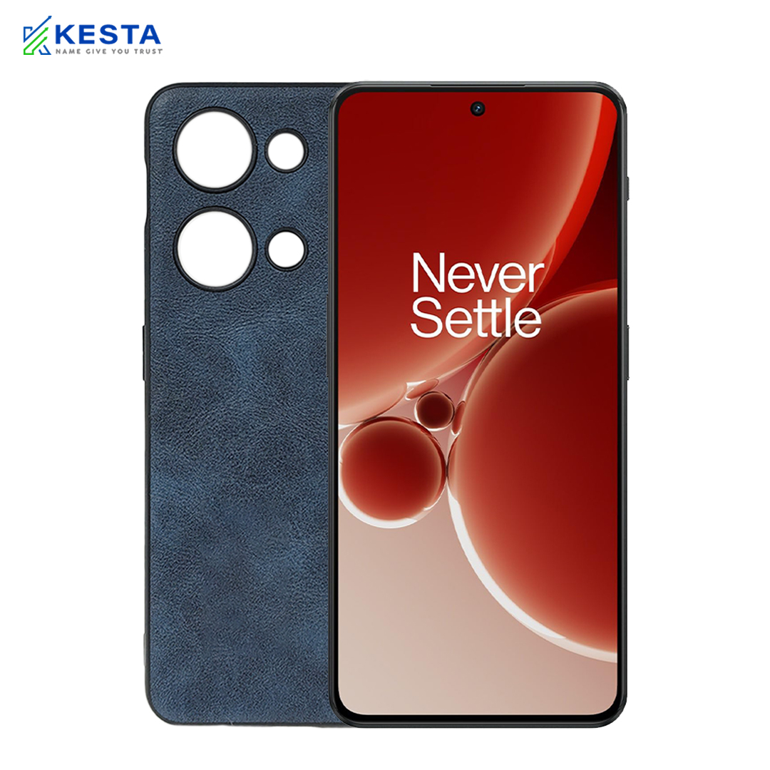 Oneplus Nord 3 Cover - Brave Blue Leather Case (Waterproof & Dustproof)